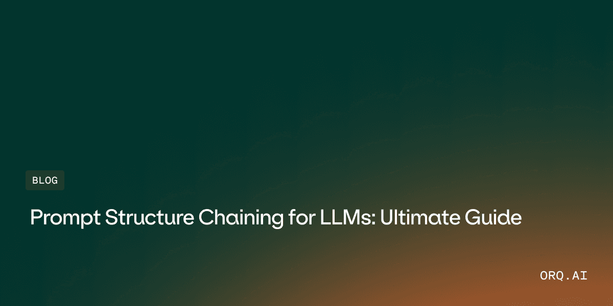 featured image for blog post on prompt structure chaining