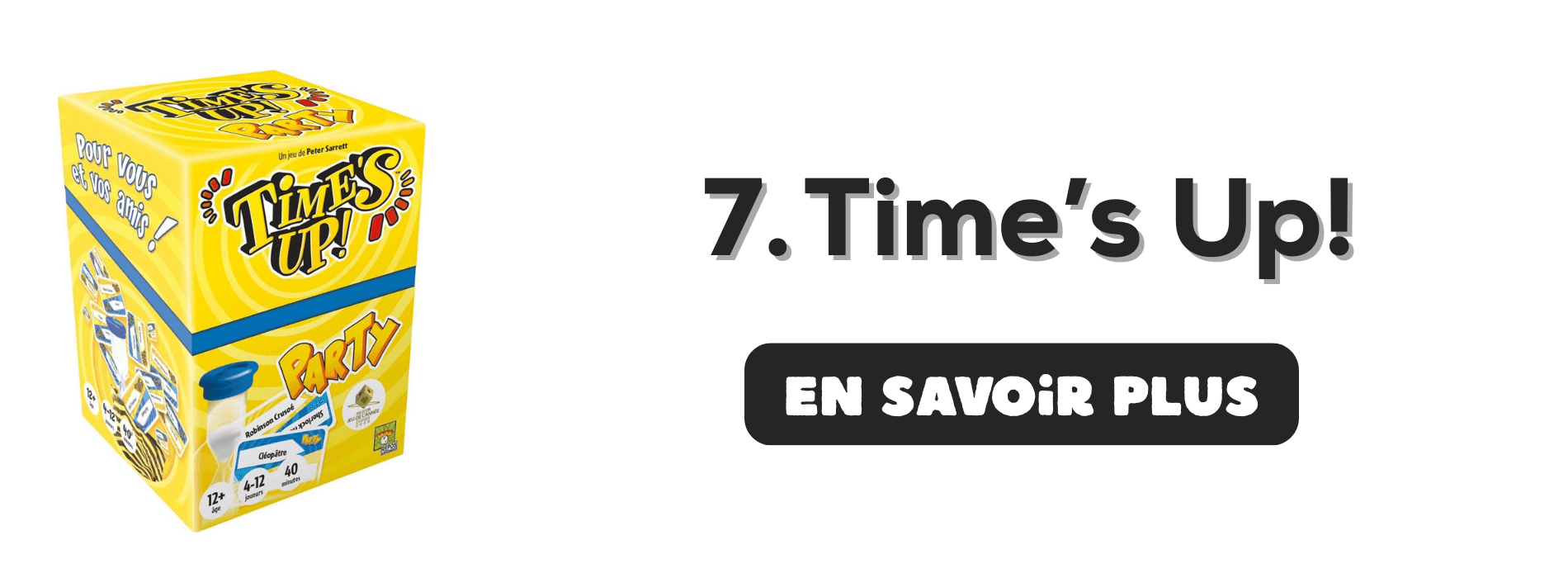 Jeu Time's up Top 7