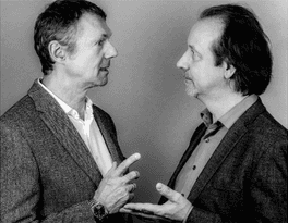 Johannes Missal im Gespräch mit einem Geschäftspartner.