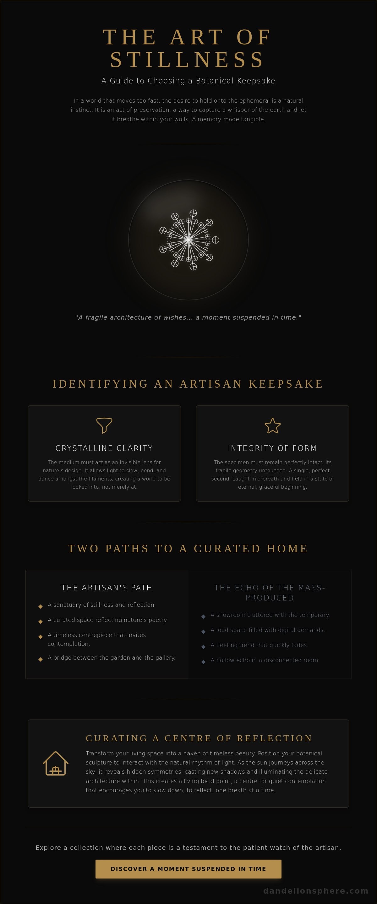 Artisan botanical object
