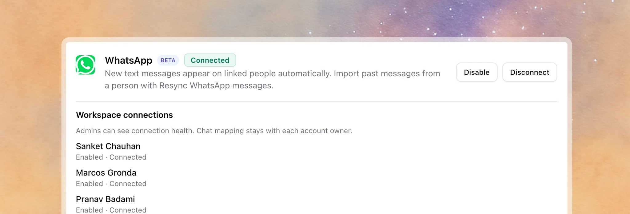 WhatsApp Sync | Stardex AI ATS Feature