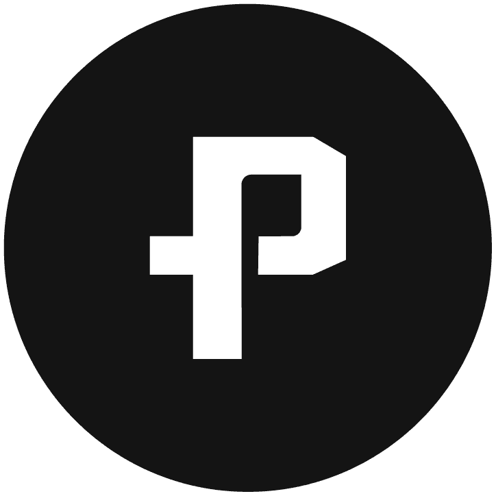 The Premier Life icon, a letter P inside of a filled circle.