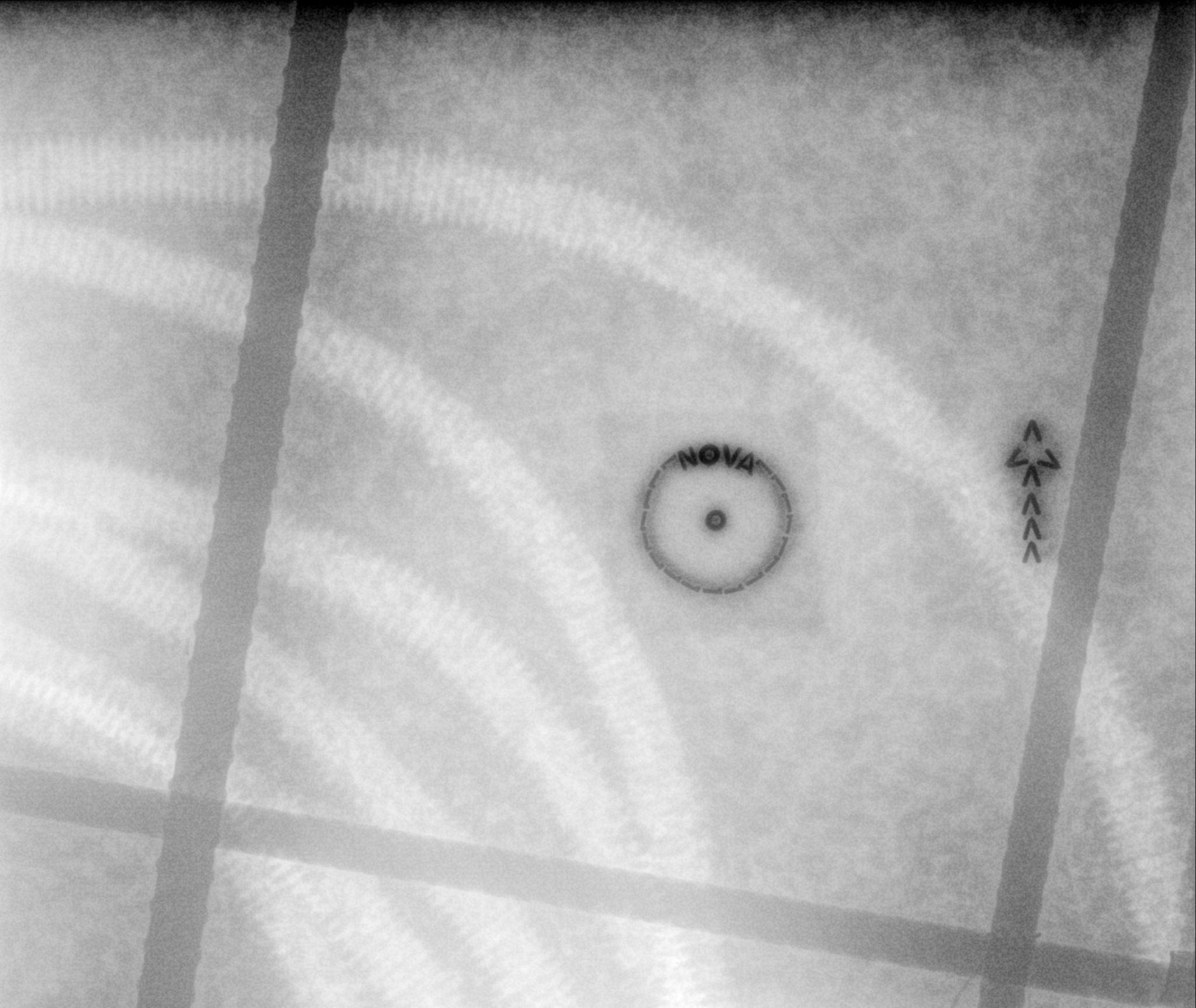 6 conduit visible within the concrete with Digital X-Ray