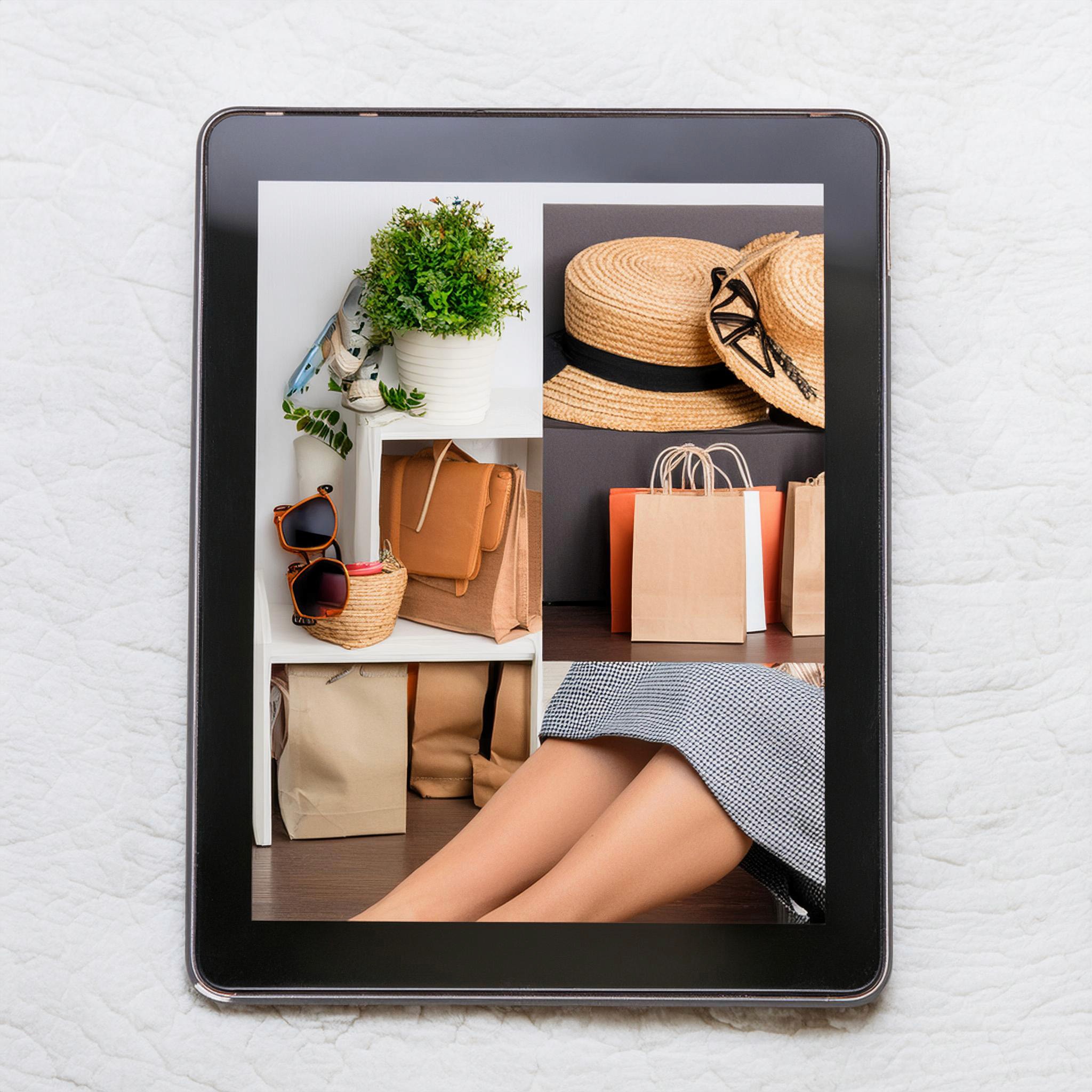 Tablet ipad white background clean mockup Team Creative  The Power of Clear Communication in Business