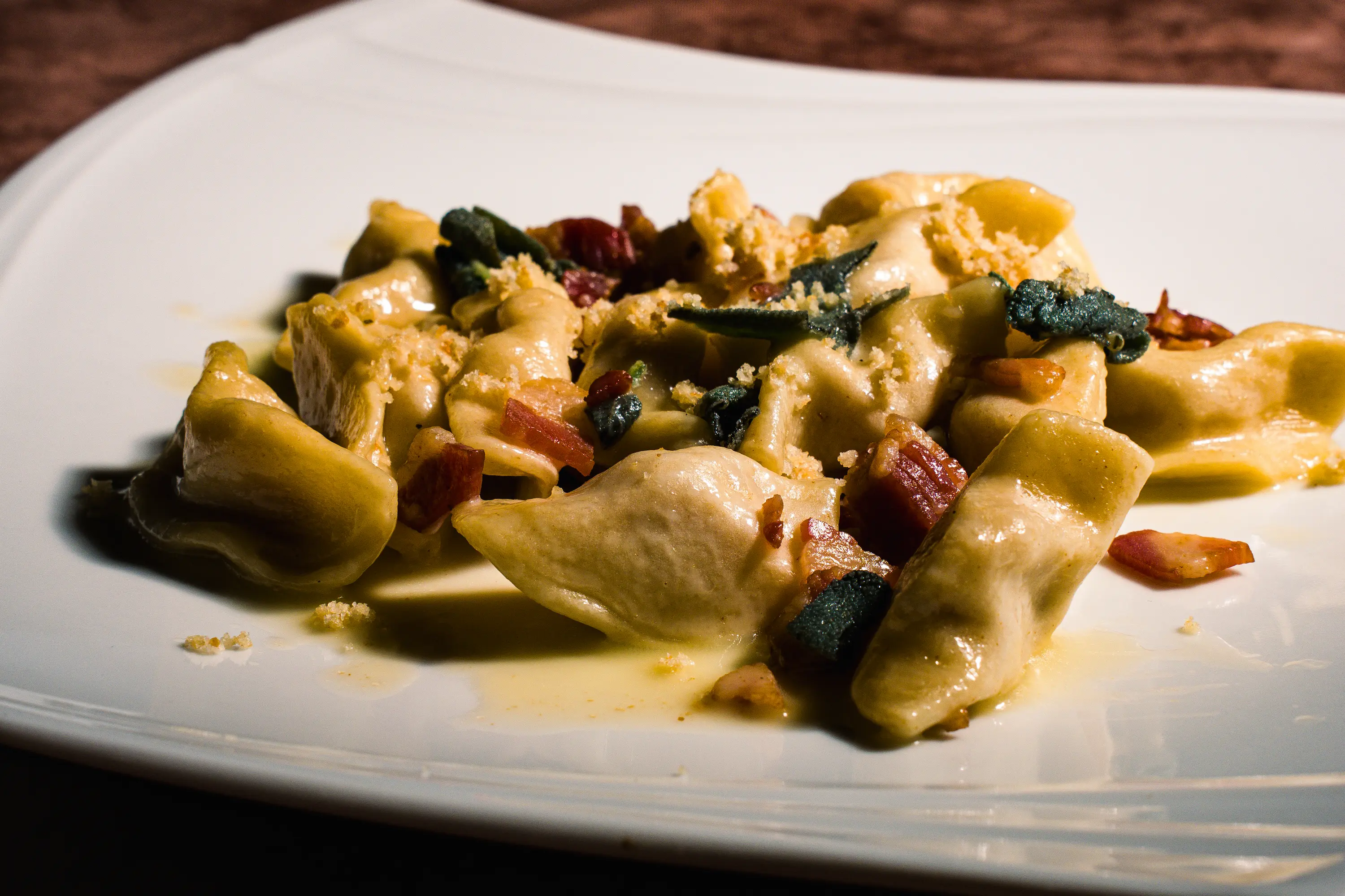 Soft gradient sky, transitioning from pale yellow to light blue, creating a serene & calming atmosphere.