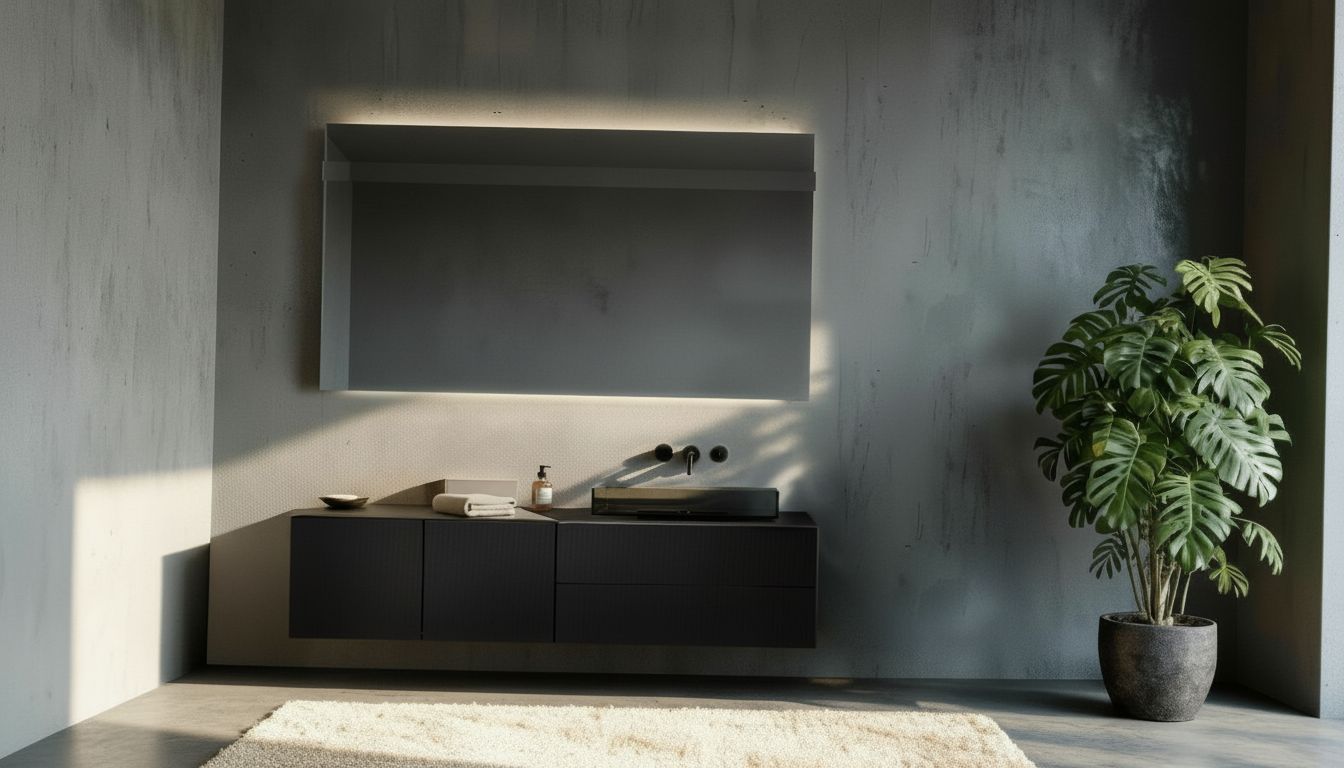Commercial frame using reflections around the product