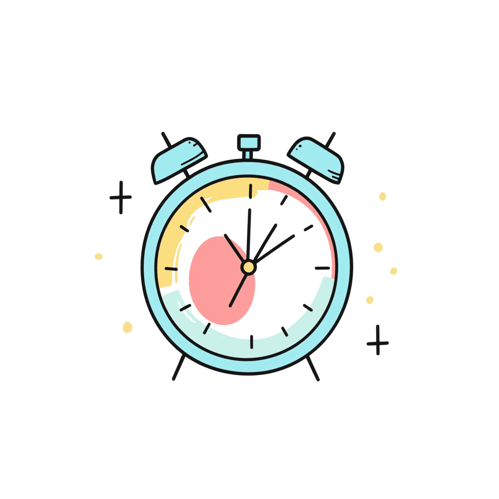 illustration of a clock