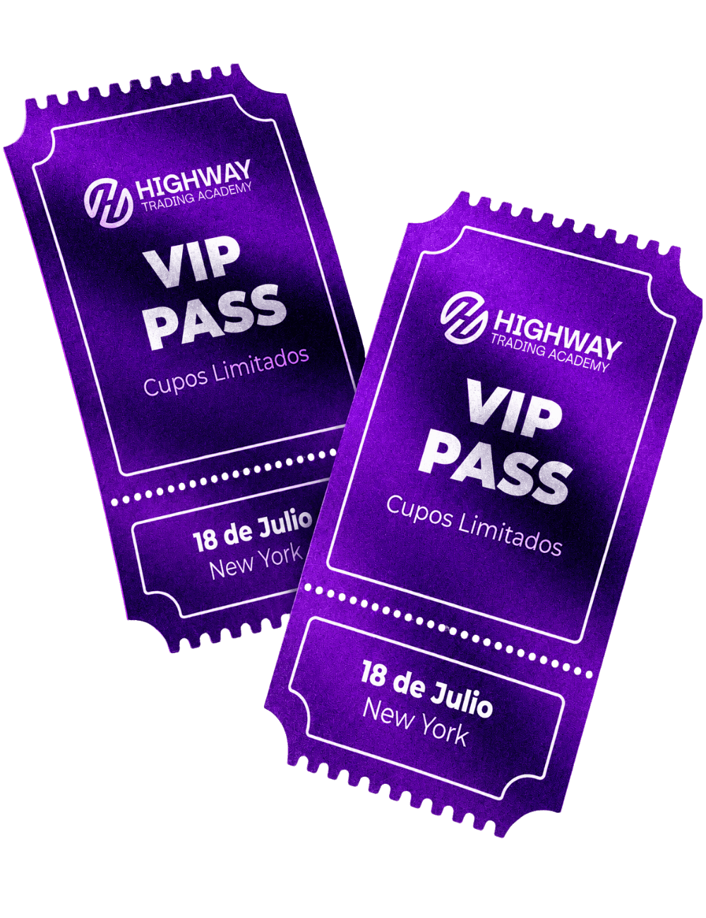 Tickets VIP PASS al evento