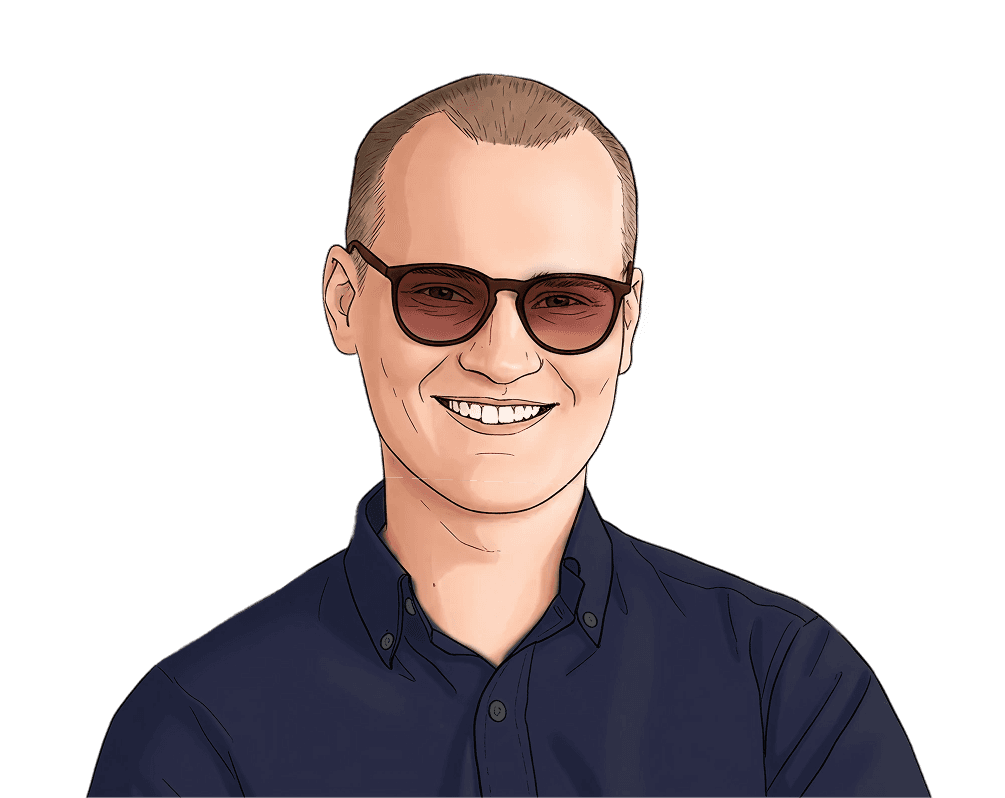  Joakim Sommar as a drawn character