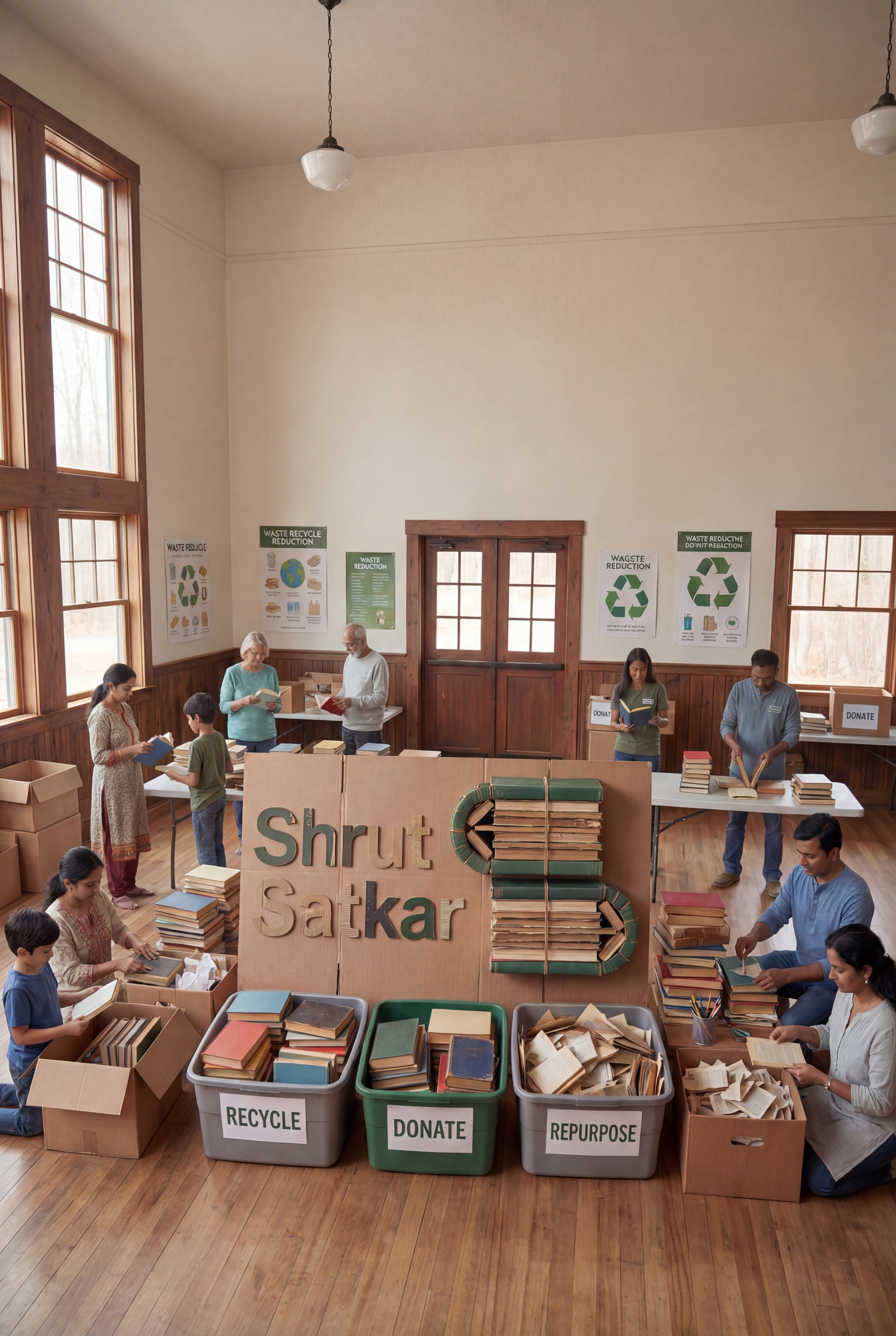 five children smiling while doing peace hand sign