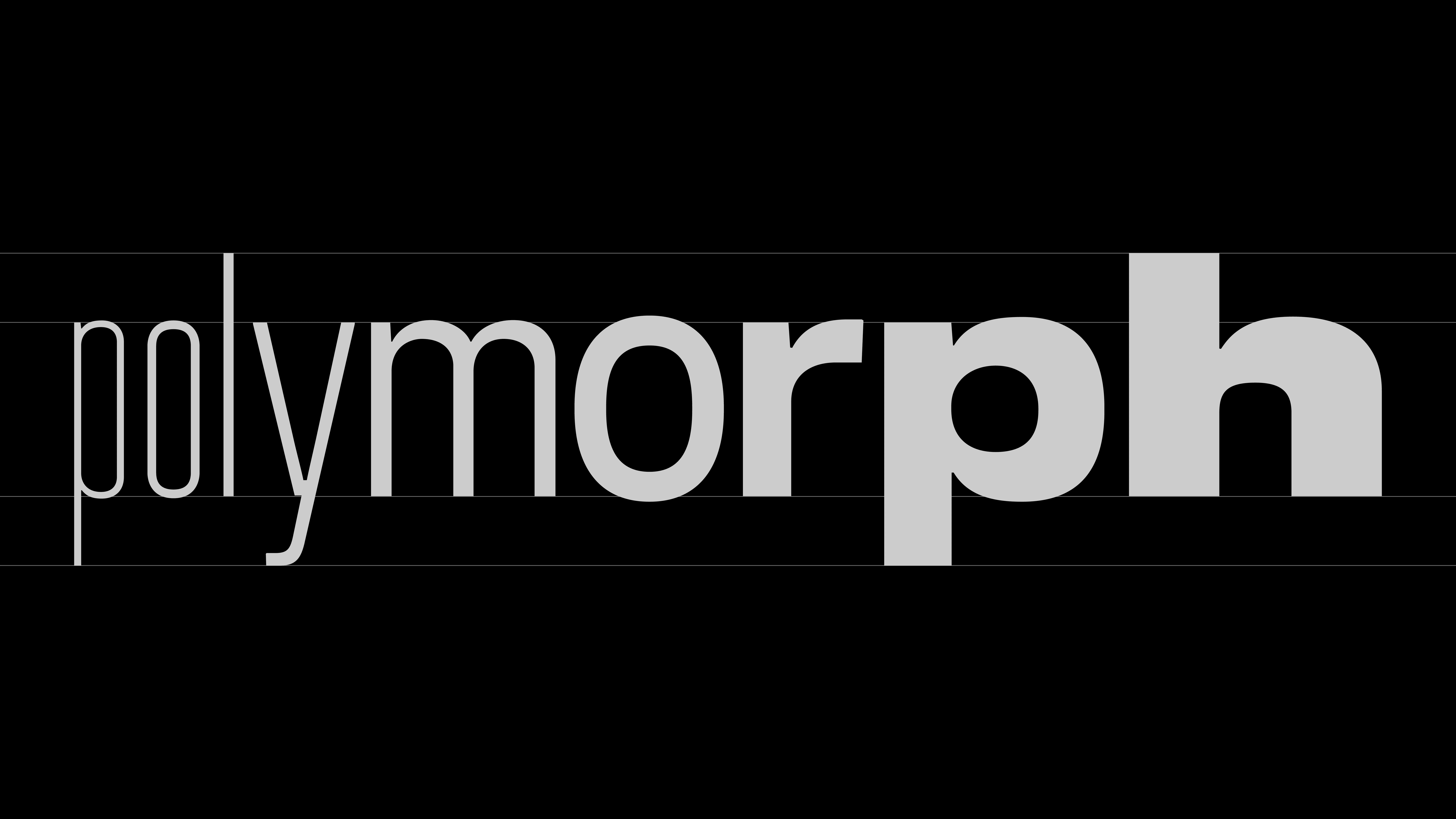 A black and white image of a handrawn logo