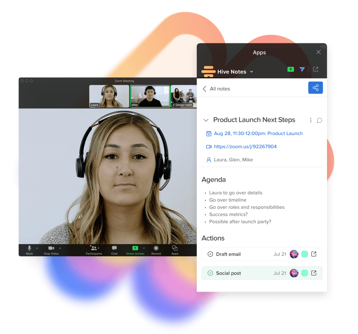 hive notes for zoom hero
