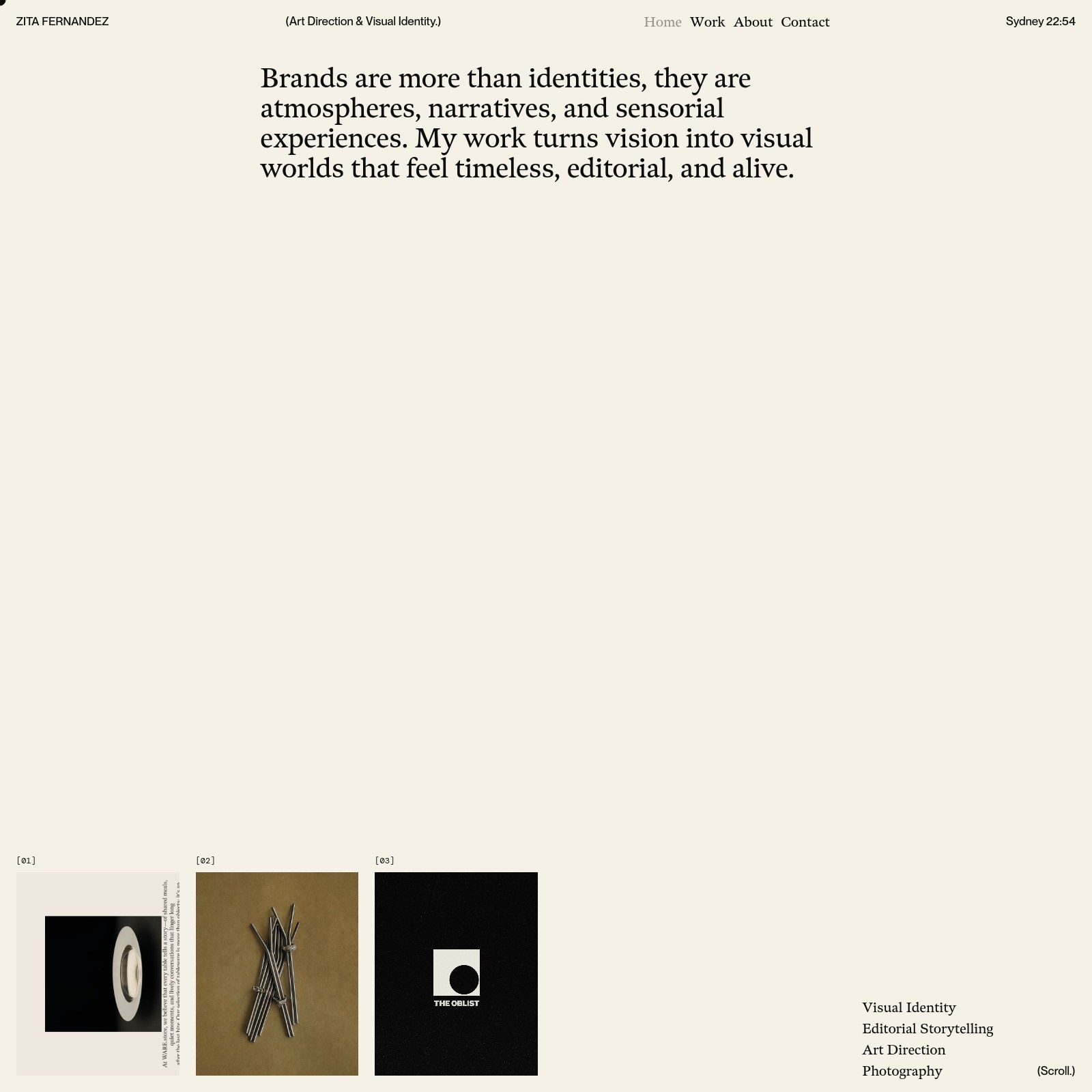 Homepage Zita Fernandez