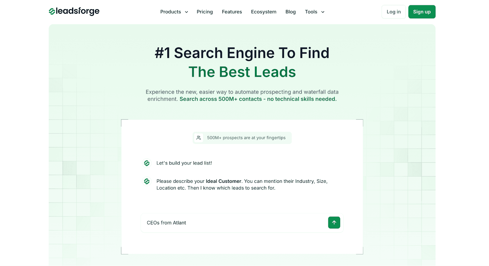 Leadsforge - Best Cognism Alternative for Infrastructure first data and outreach