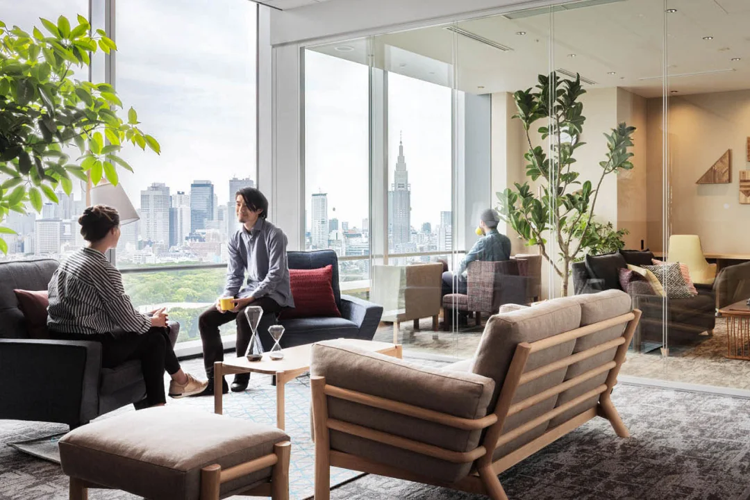 Team in office collaborating