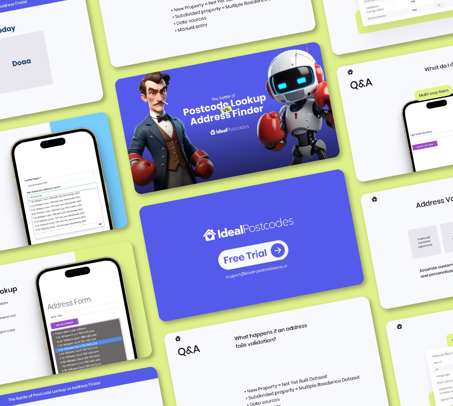 Colour guidelines template Ideal Postcodes