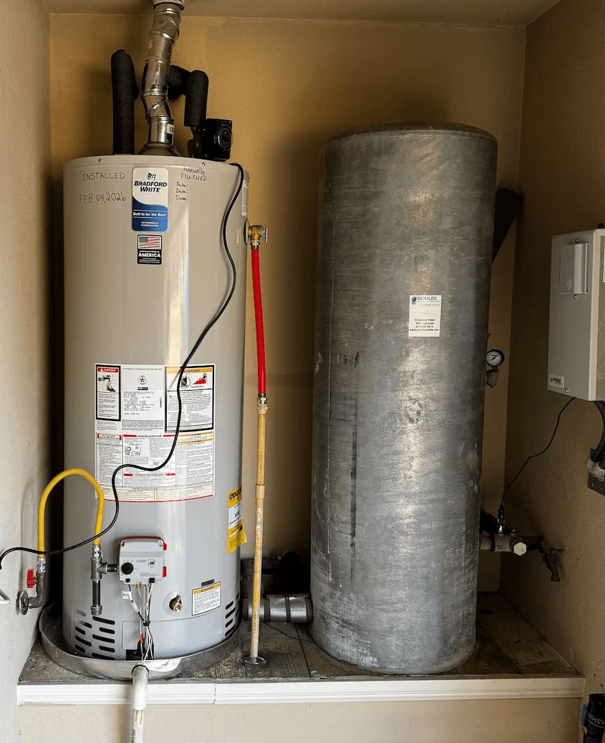 Water heater replacement - water wells Texas