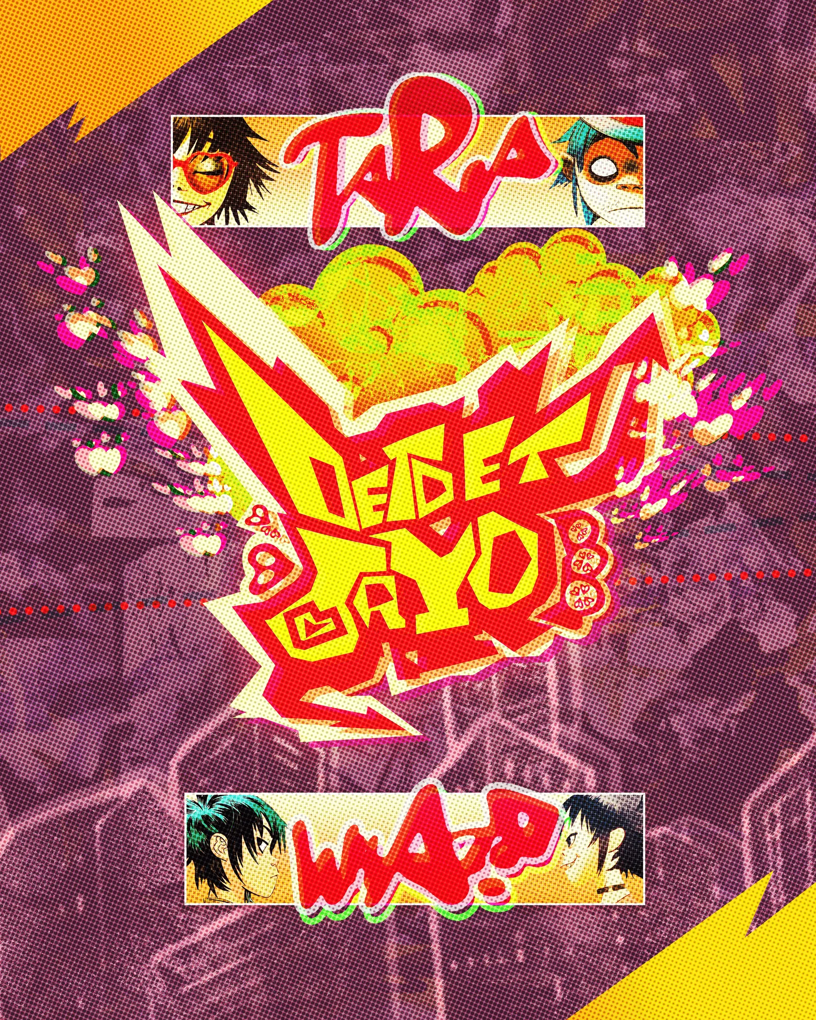 Black and white wave