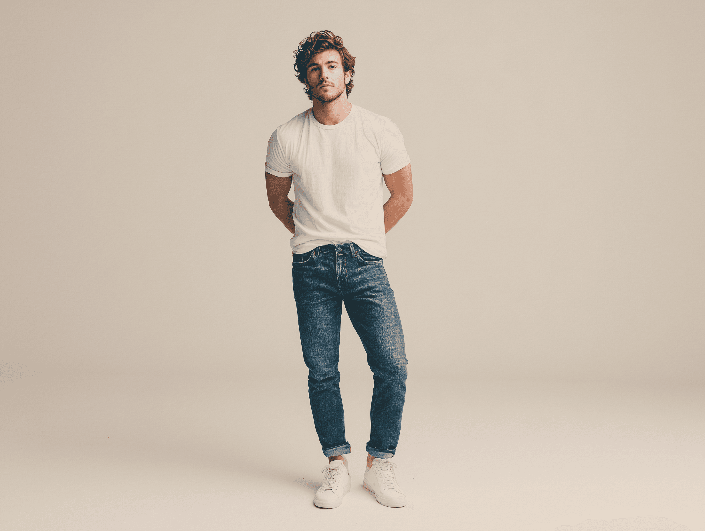 Classic Straight Denim Jeans