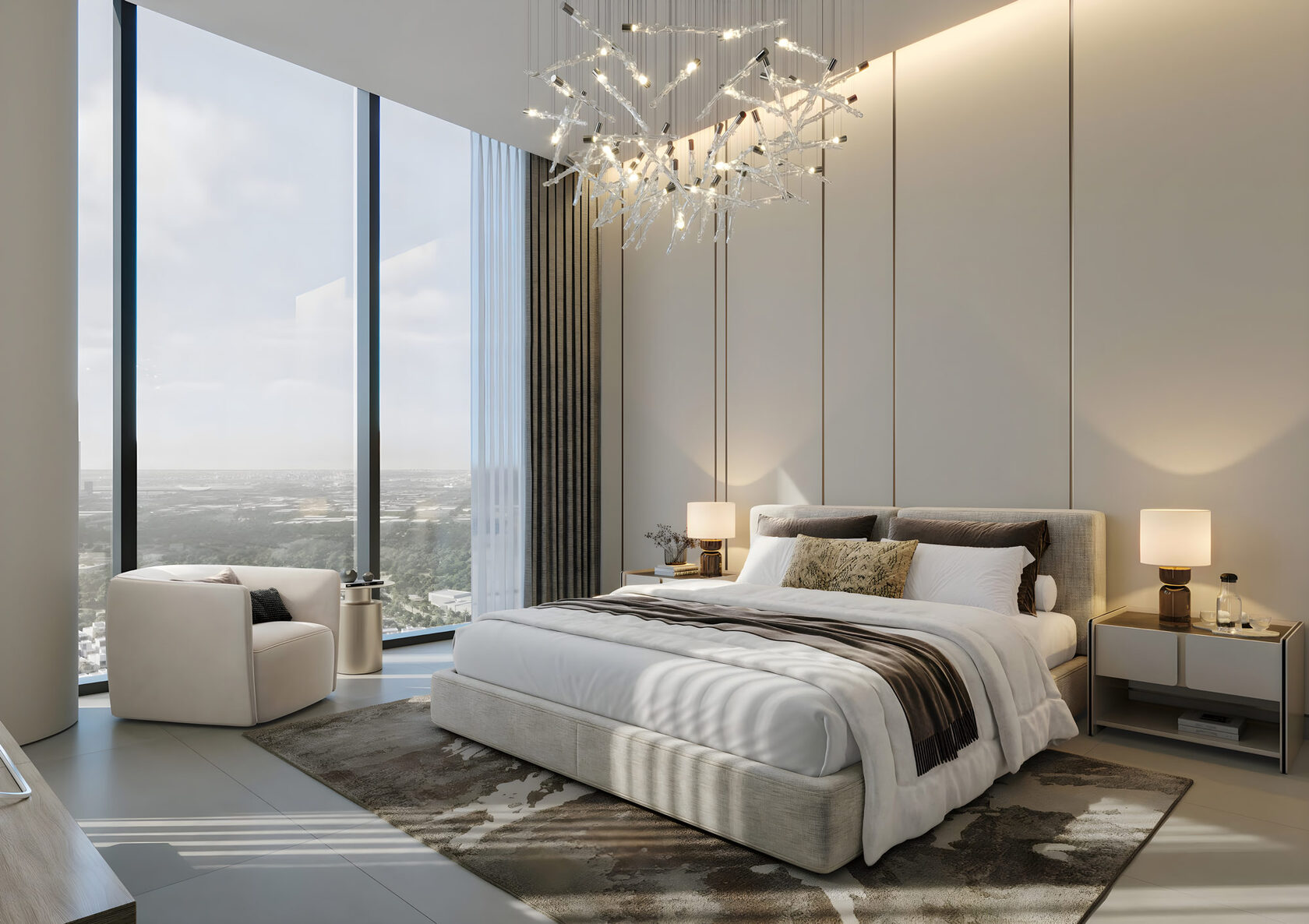 Sobha Skyscape Altius Hartland 2 Bedroom Interior