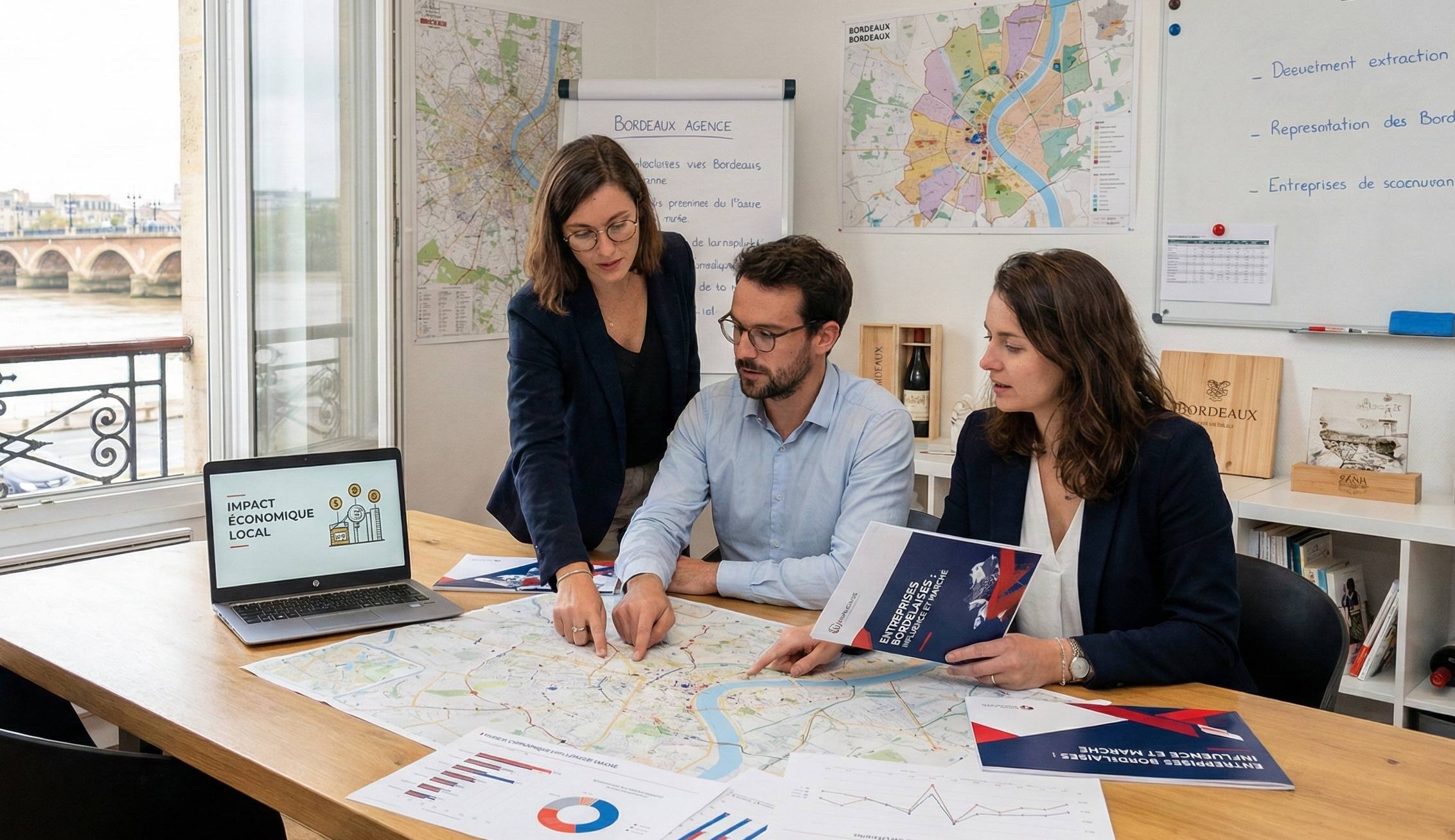 une agence marketing qui travaille sur l'influence des activités locales