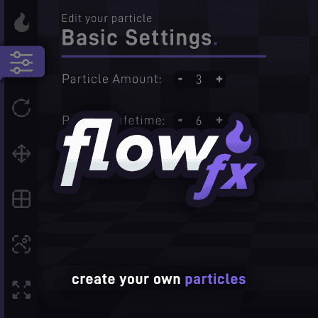 FlowFx Particle Creator Cover - By Samuel Tomé, Designer & Game Developer