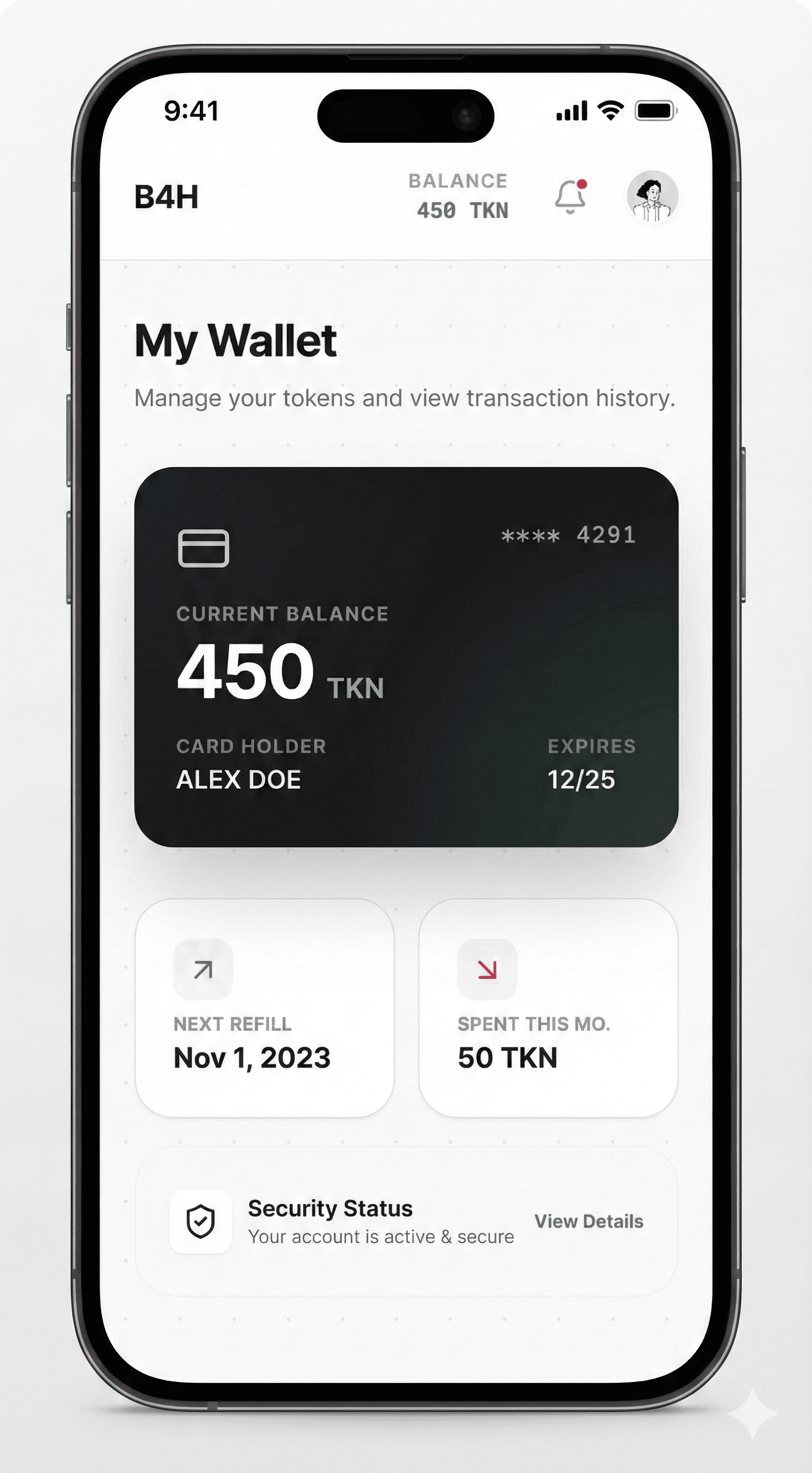 An image of Freelio's budget ui