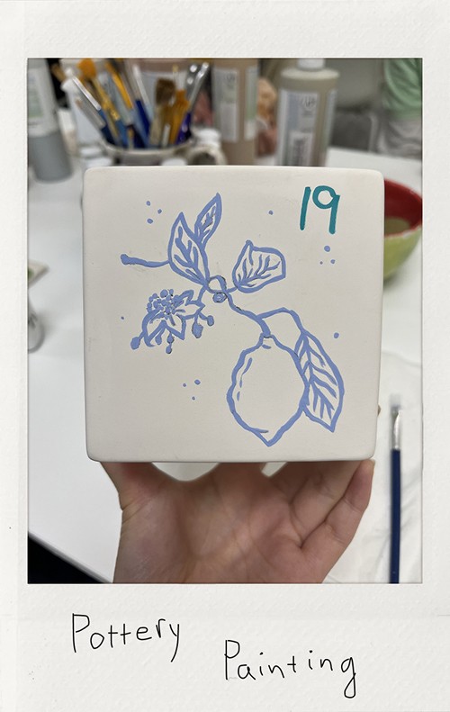 Pottery Painting Polaroid - My Dao Designer Portfolio