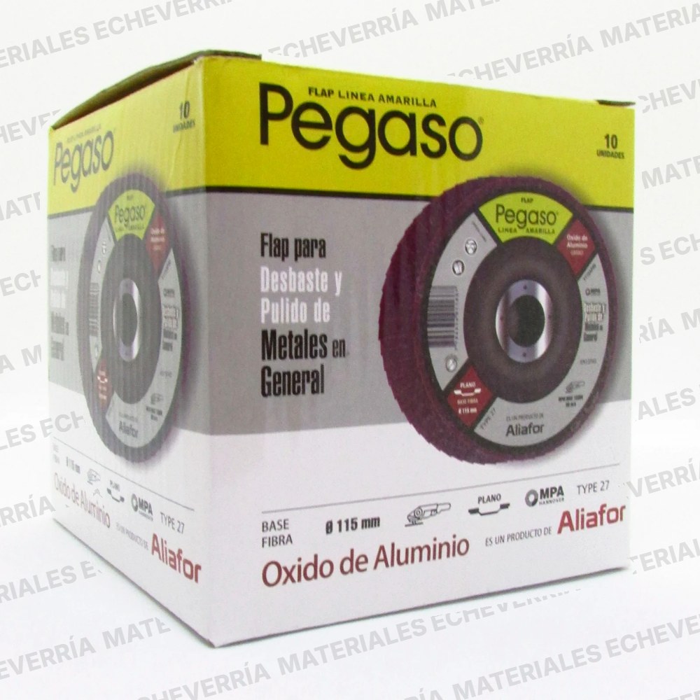 Disco flap óxido de aluminio 115 mm grano 120: otra vista o medida de la misma línea