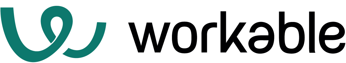 Workable logo with a green abstract "W" design and black text on a white background.