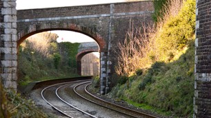 A railway bridge in need of bridge subsidence repair from Mainmark UK