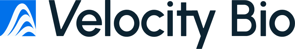 Velocity Bio's logo.
