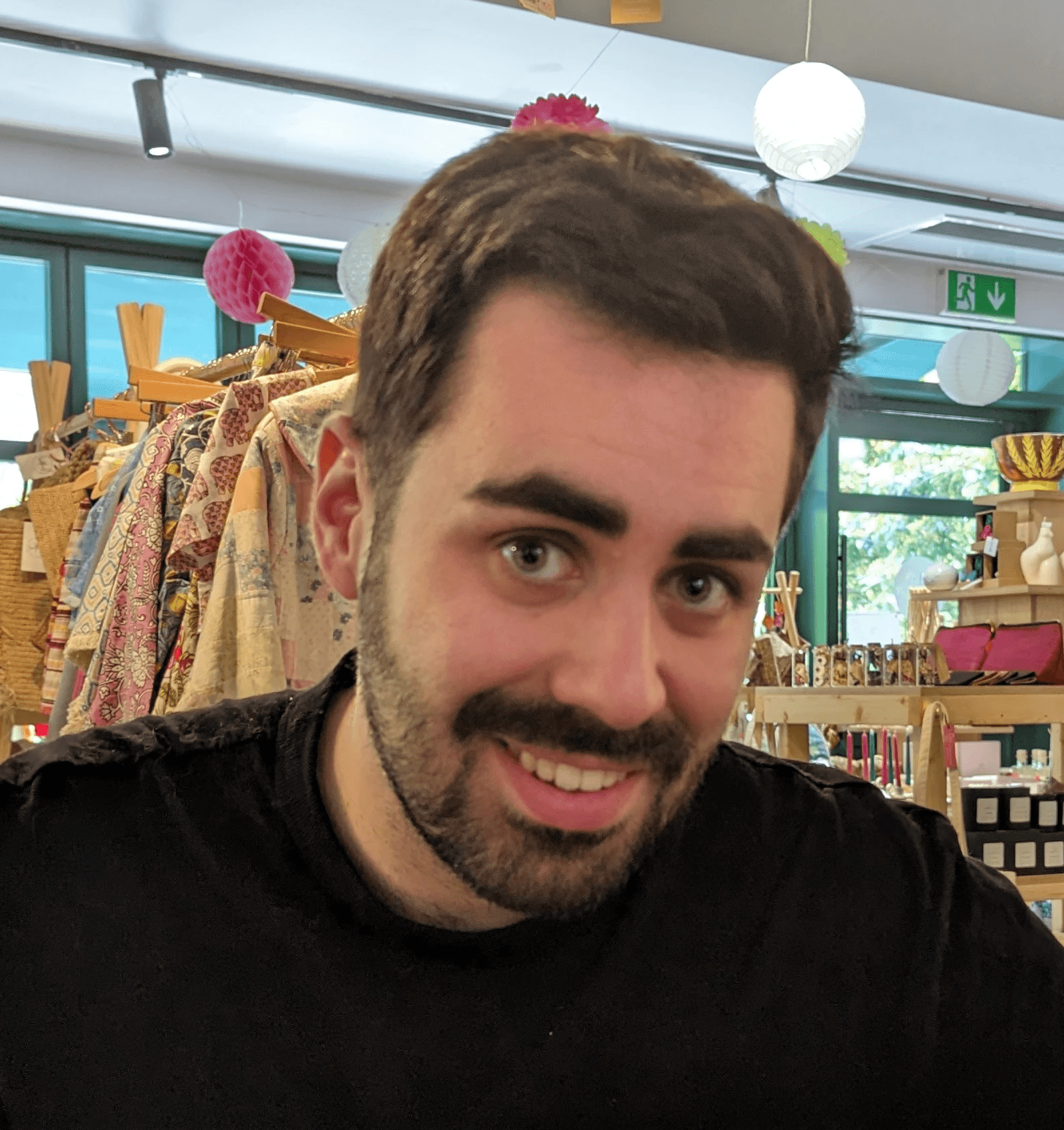 Close-up portrait of a person