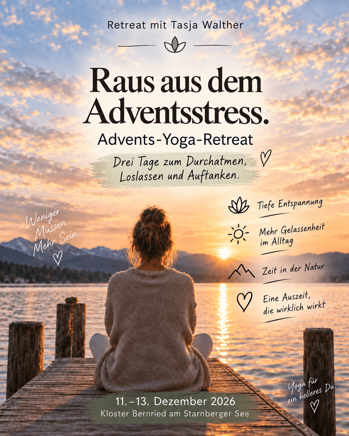 Advents-Yoga-Retreat am Starnberger See