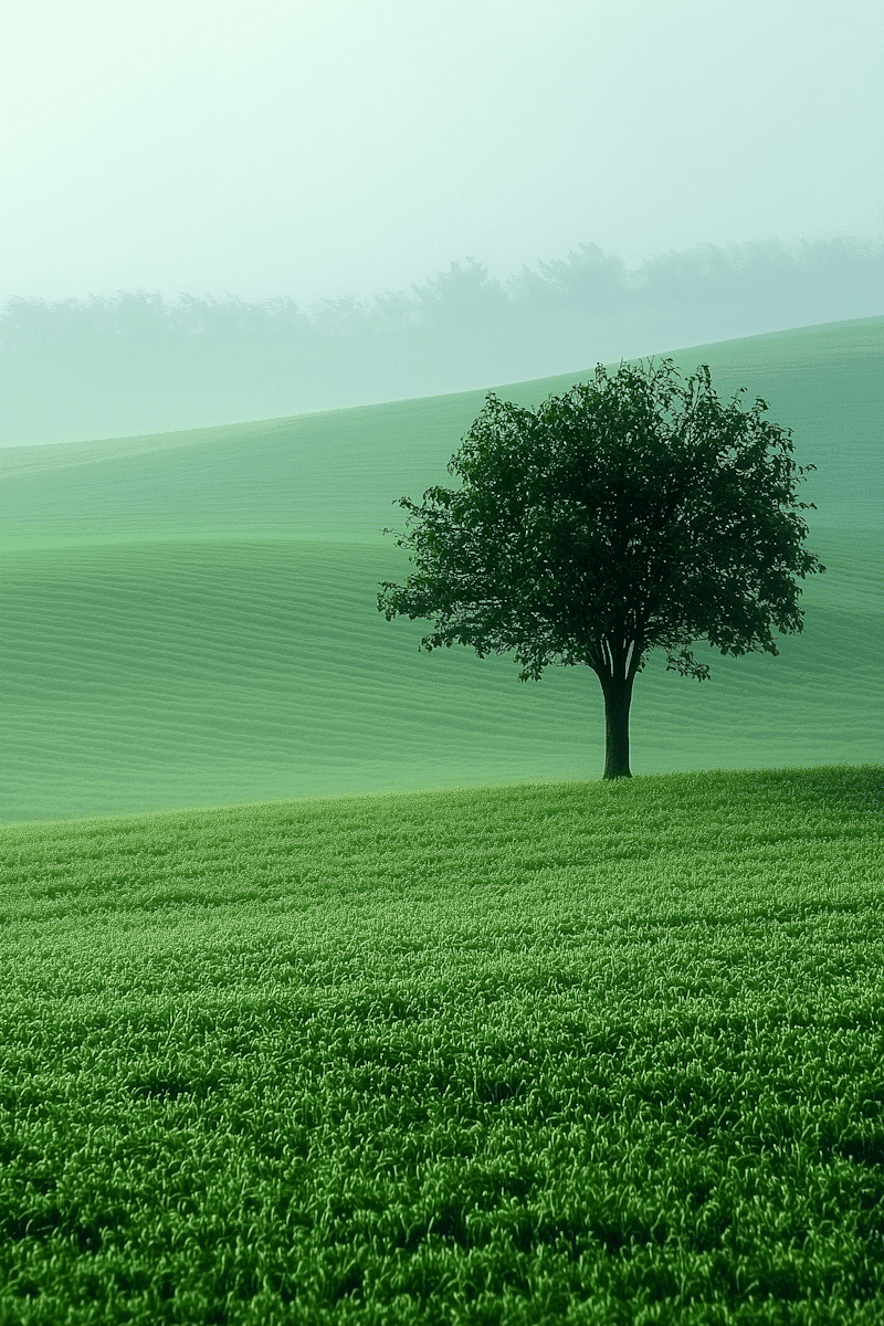 Serene Green Landscape