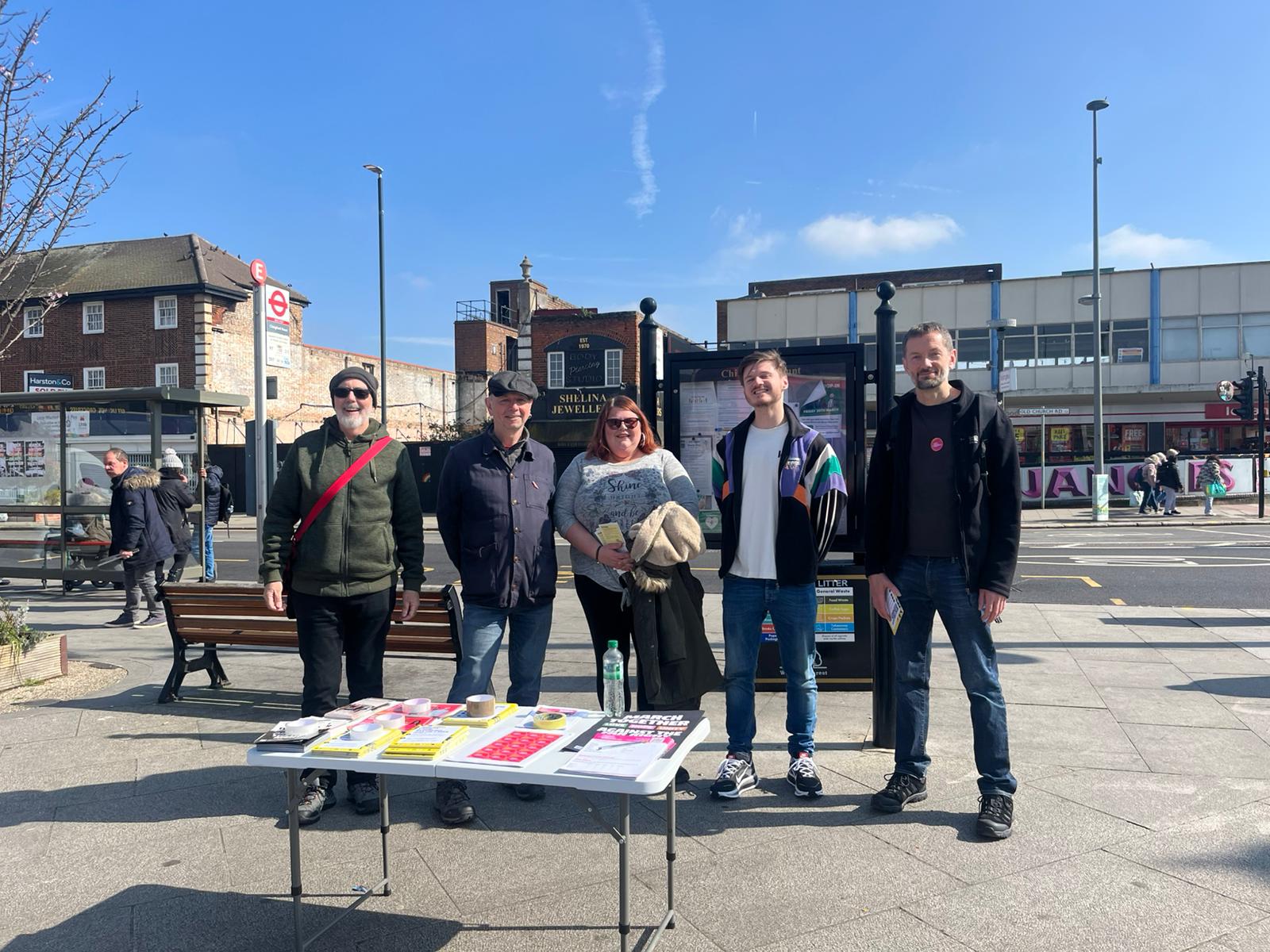 Volunteers on Chingford Mount Stall
