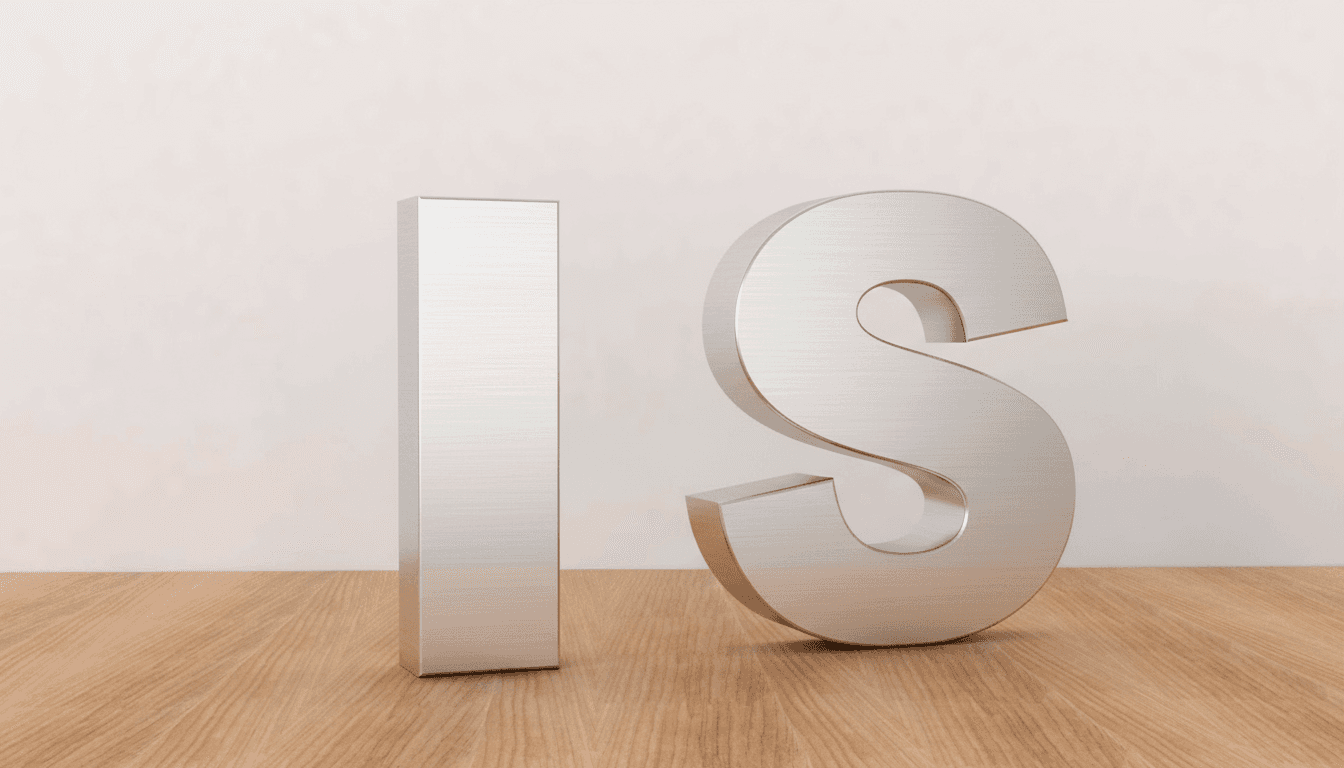 enseigne lettres effet métal