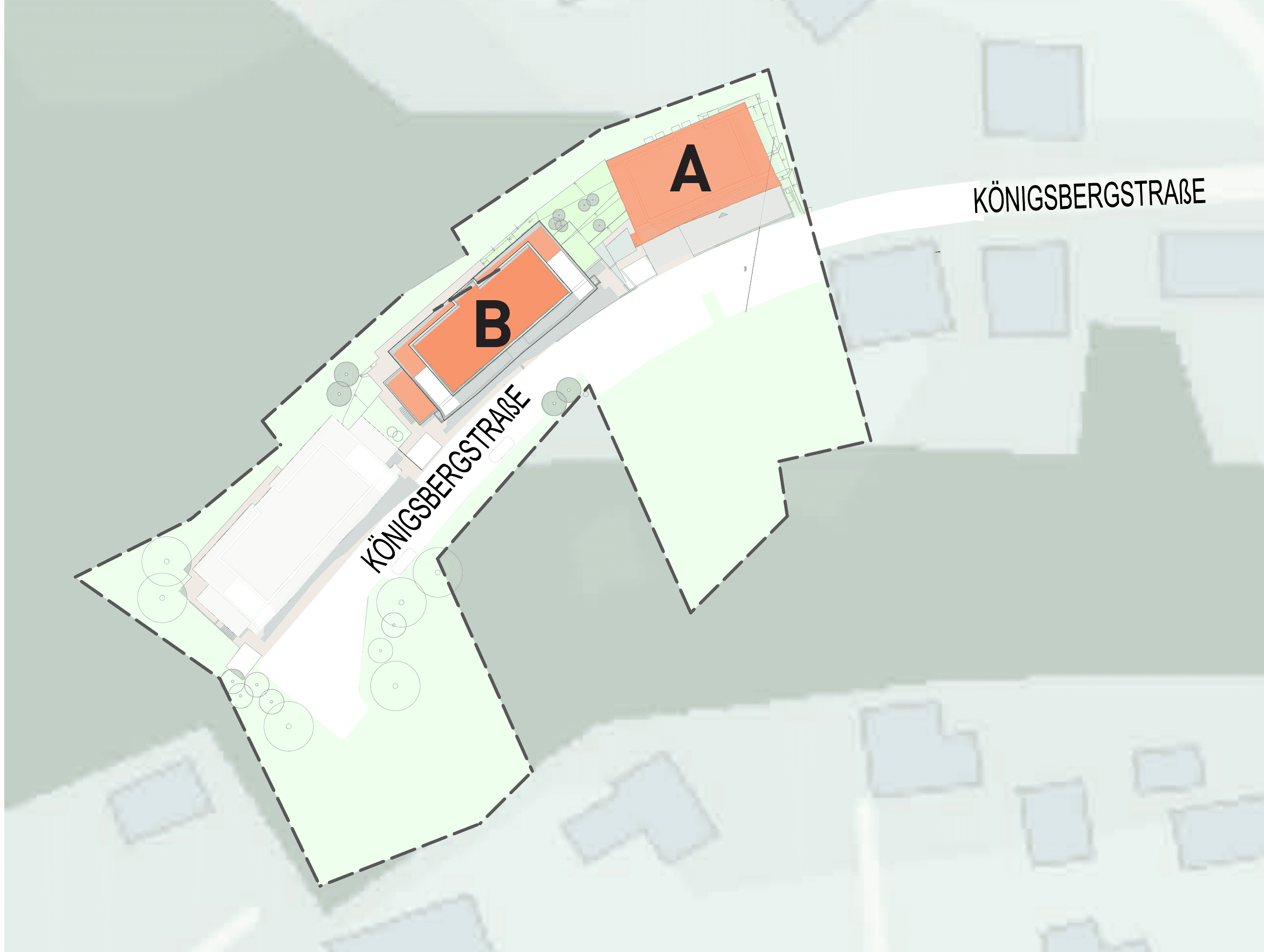 Lageplan Wohnquartier Heckenberg II