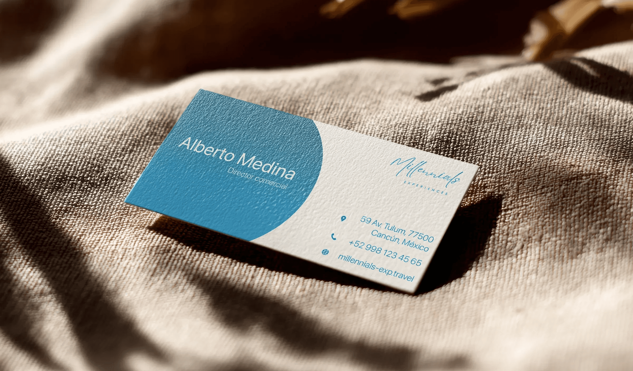 Carte de visite de Millennials Experiences