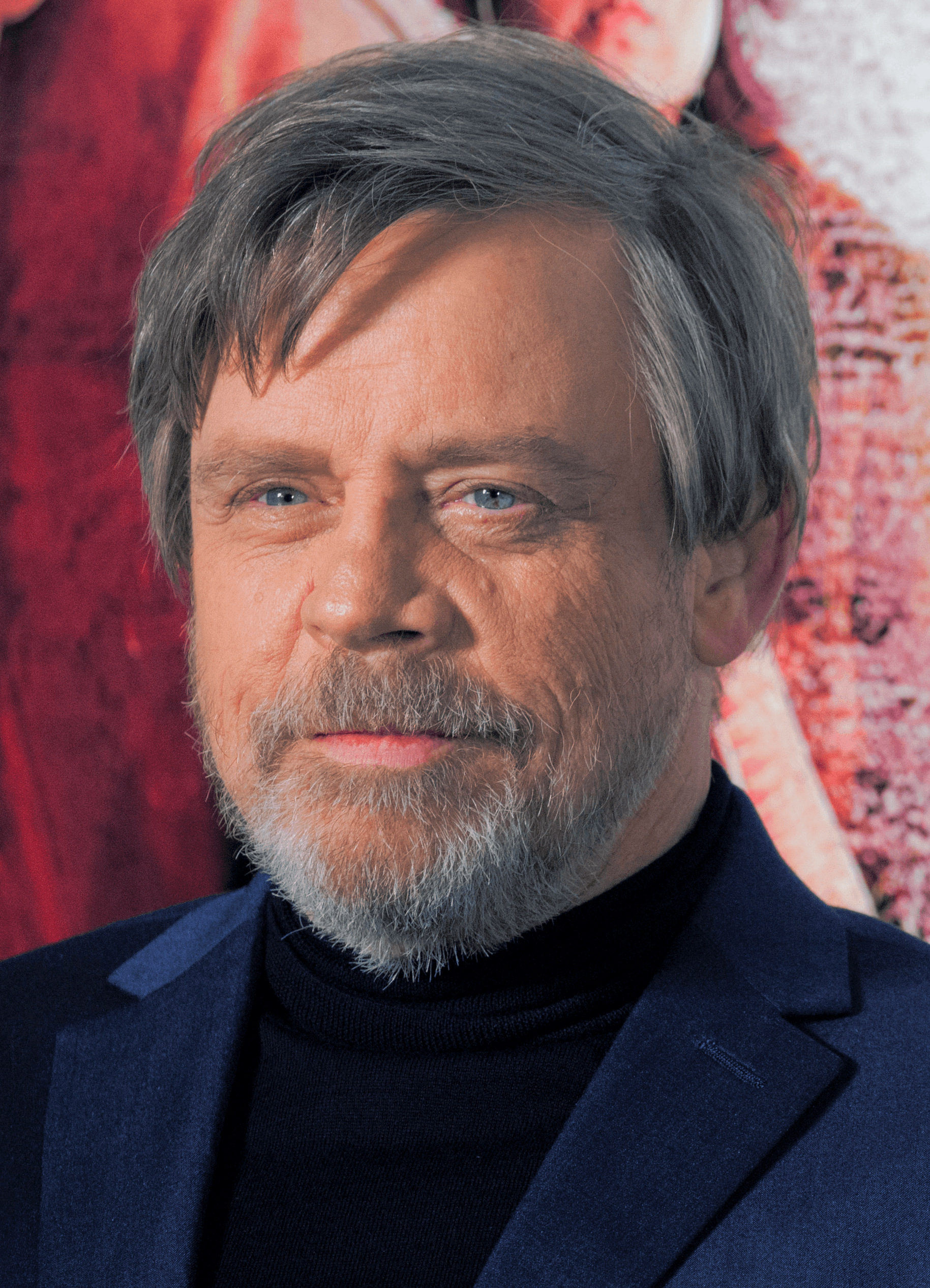 Portrait photo of Mark Hamill at a film premiere