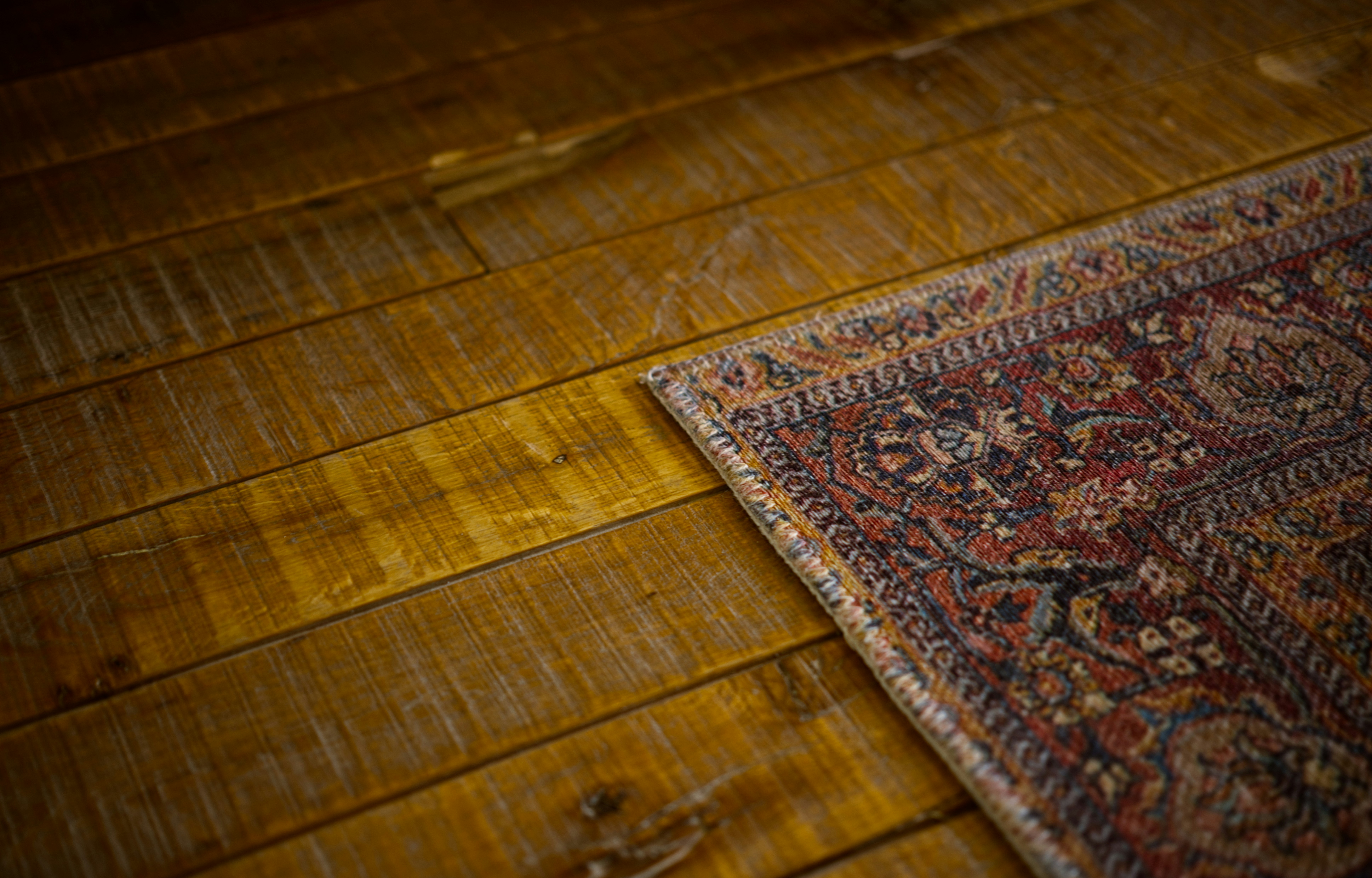 the hardwood flooring