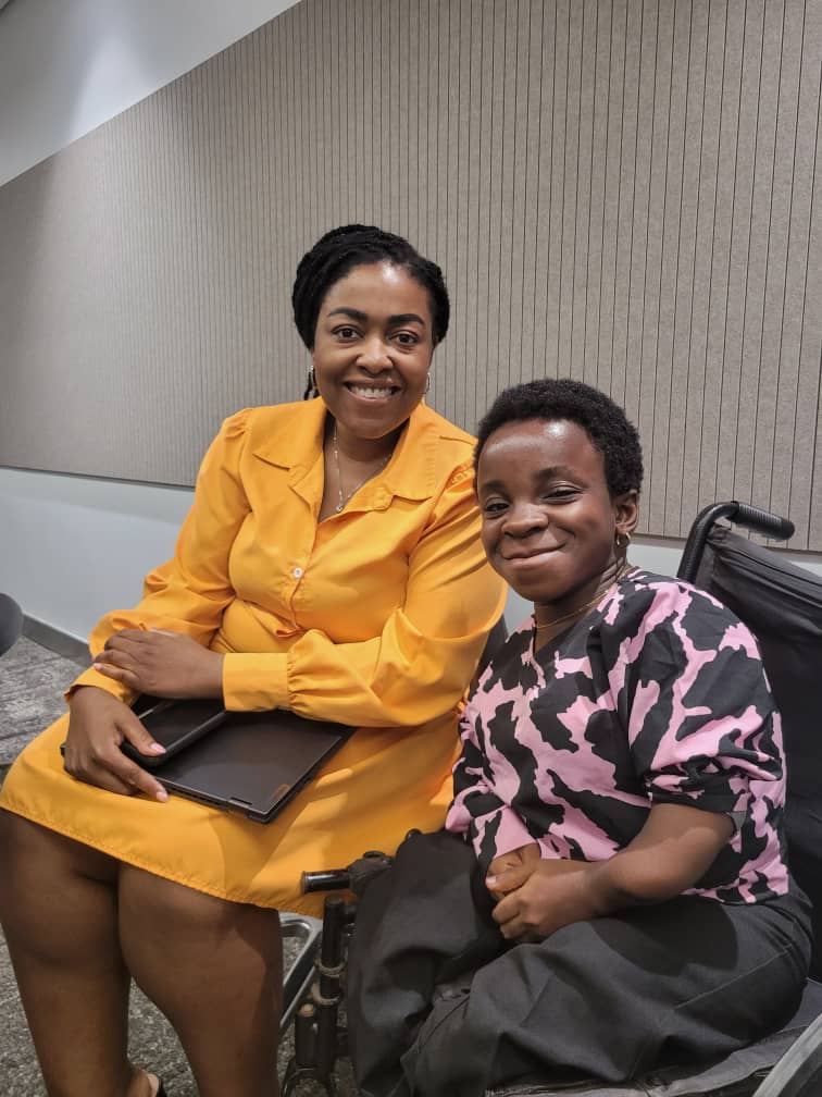 Stephanie Egharevba Happy Picture with Mastercard Foundation 2025