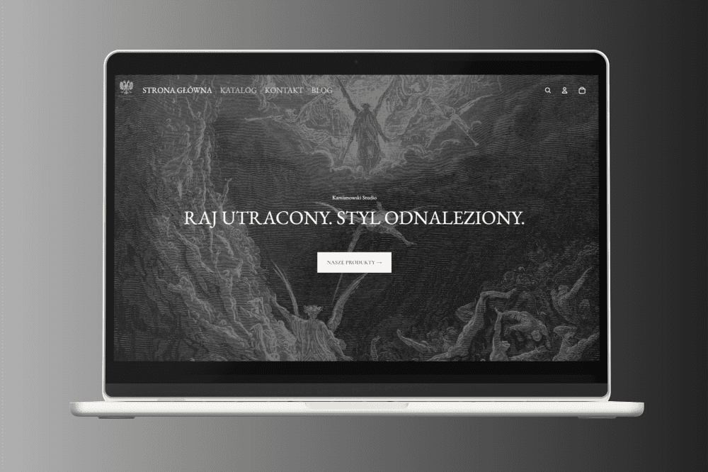 Kamianowski Studio strona do portfolio Sugi