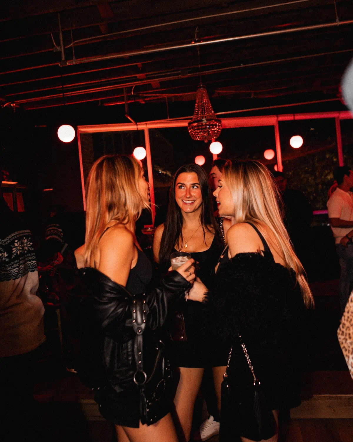 Girl with a beenie and blue jacket