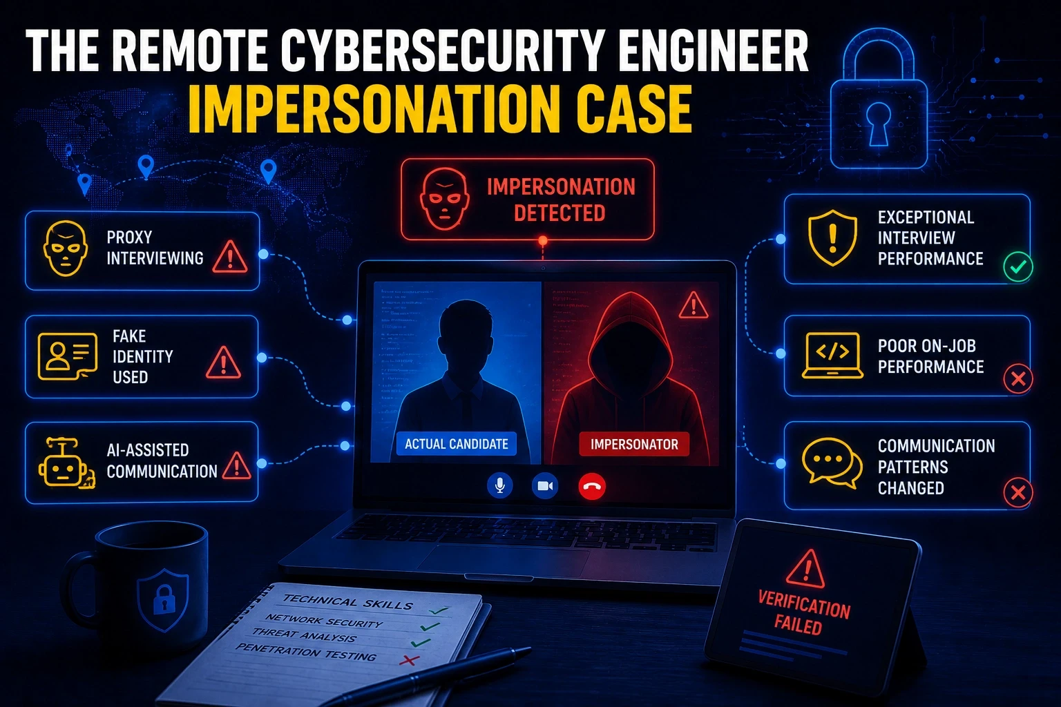 The Remote Cybersecurity Engineer Impersonation Case