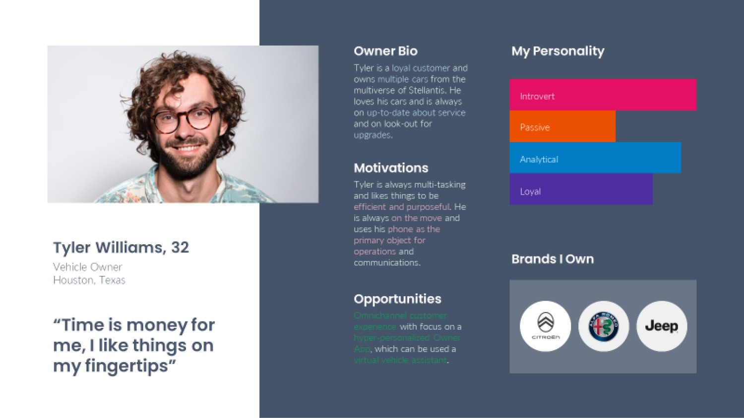 Screen design displayed in a mockup