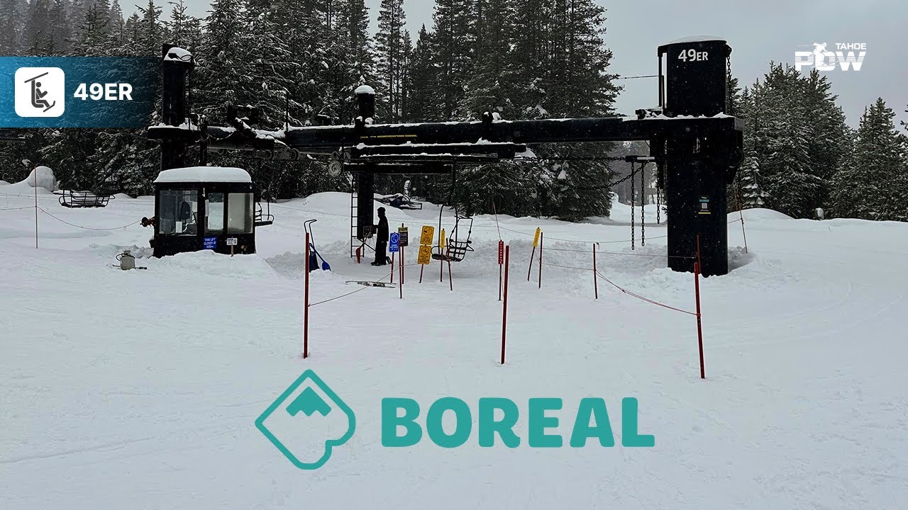 49er Lift Boreal – Access to Intermediate Terrain