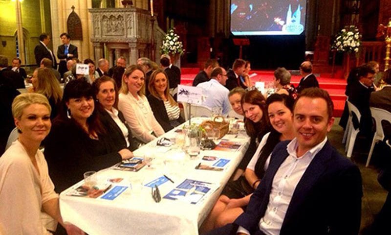 Wine & Dine'm team at the Loaves & Fishes Luncheon