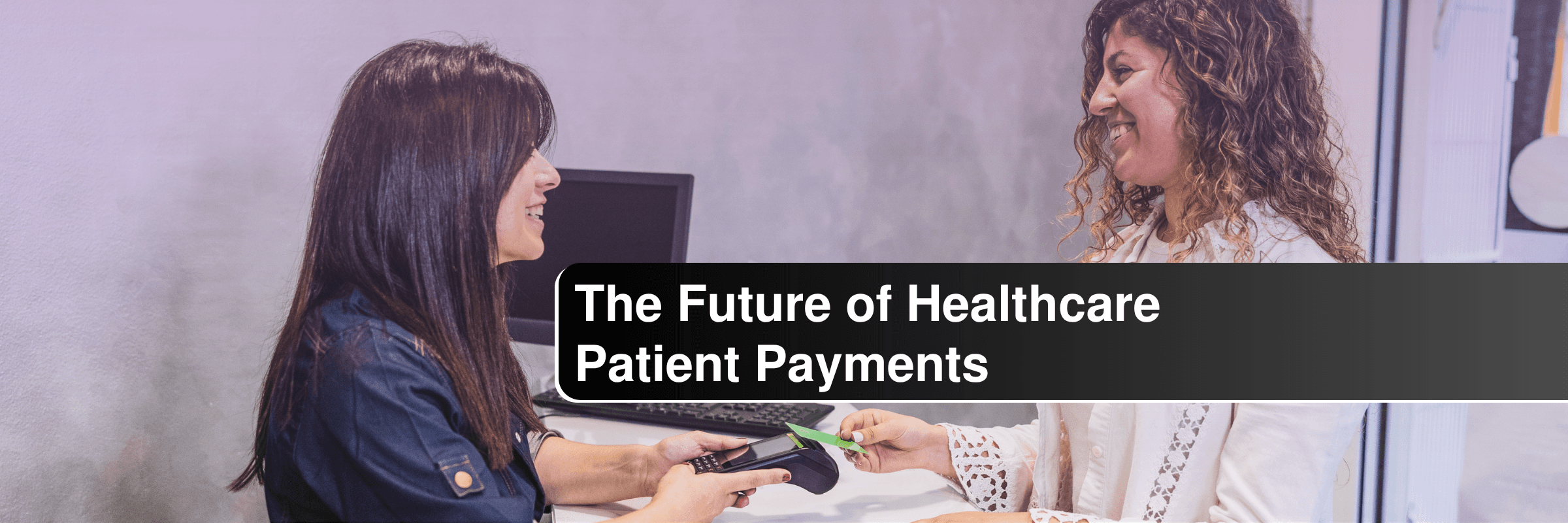 Dental patient paying at dental office