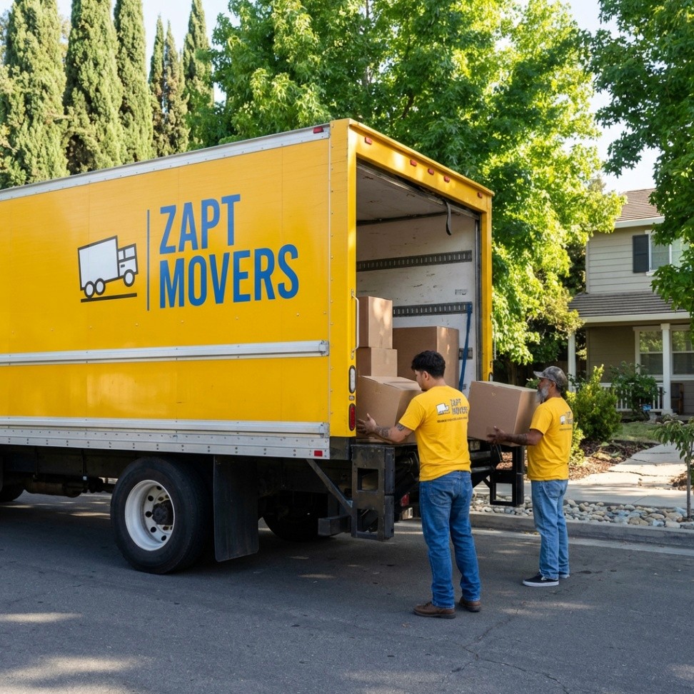 Zapt Movers Team Loading Truck
